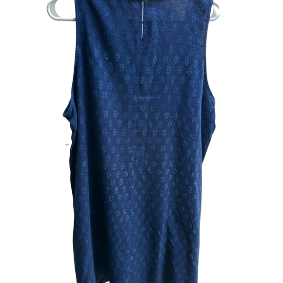 EILEEN FISHER Organic-Cotton Block-Print Dress - Picture 3 of 6